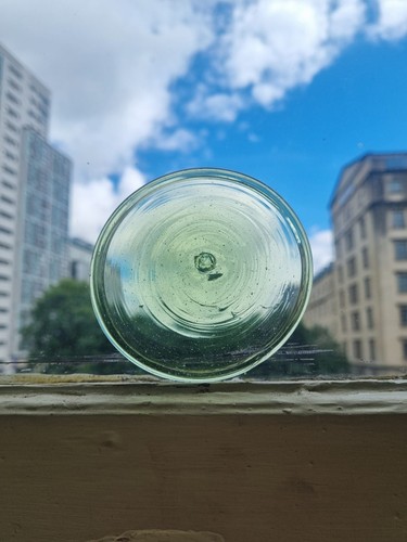 Handblown glass roundels - handblown,