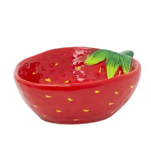 Ceramic strawberry bowl 190ml - ceramic,