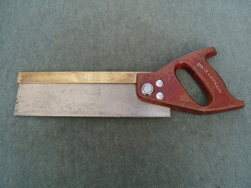 Brass backed dovetail - backed, saw