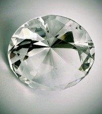 Extra Large Glass Diamond