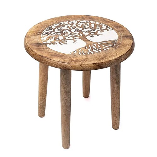 Side table white tree - tree, of