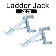 2PCS Stable Ladder Jacks 2-Rung Short Body Extension Ladder Stander Stabiliser