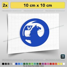 2x Vauxhall Logo Stickers