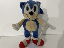 VINTAGE SONIC THE HEDGEHOG - 12 INCH TALKING SONIC PLUSH SOFT TOY TREASURES RARE