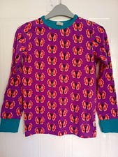 Maxomorra long sleeve purple