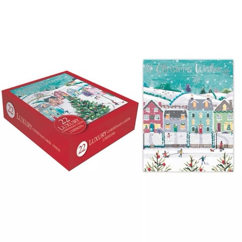 Box christmas cards - of,