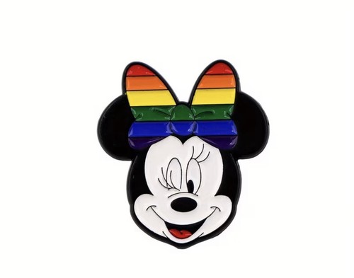 Mini mouse lgbtq pin badge - mini,