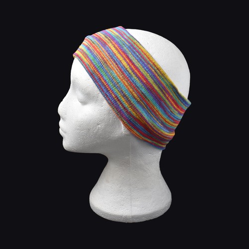 Striped cotton hair - striped, band
