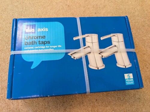 Axis chrome bath taps x - axis,