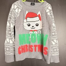 MEOWY Christmas Kids Sweater