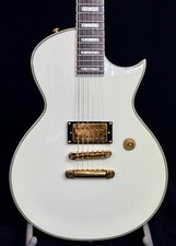 ESP LTD NW44 Electric Guitar Bare Knuckle Aftermath NW-44 Olympic White Eclipse
