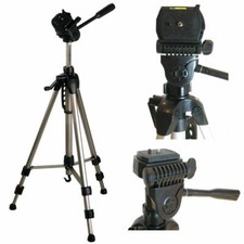 NEW Ex-Pro 1.7M, 1.36KG TR-570AN TRIPOD WITH 3 WAY PAN/TILT HEAD & CARRY CASE
