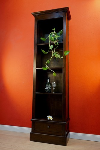 Mahogany bookshelf wood - bookshelf,