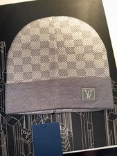 Louis Vuitton Grey LV Beanie
