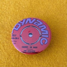 Eric Donaldson Cherry Oh Baby Handmade 25mm Pin Badge Dynamic Reggae Skinhead