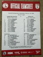 Charlton Athletic V Stoke City