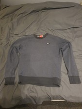 Nike Men's Grey Sweatshirt Jumper Size Small