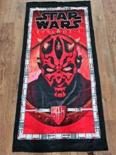 Star Wars Darth Maul Episode 1  Phantom Menace Beach Towel Vintage 1999 A7