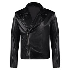 Cosplay Costume Jacket Coat Carnival Party Disguise Suit Grease T-birds Danny