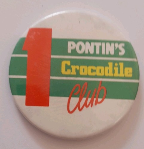 Pontin crocodile club pin - pontin's,