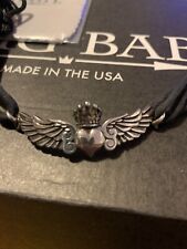 King Baby Studios Angel Wings & Heart Bracelet NEW
