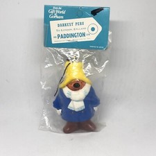 Paddington Bear Hanging Ornament 1978 Vintage Eden Toys White Scarf New Sealed