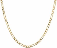 9ct Gold Figaro Chain 16" 18"