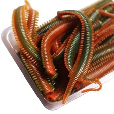 LRF Fishing Imitation Maddie Rag Worm Artificial Rubber Lure 8cm Pack of 30 Worm