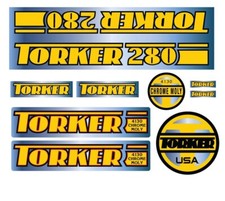 Torker Pro 280 decal set-Old