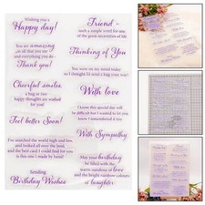 DIY Clear Rubber Stamp for