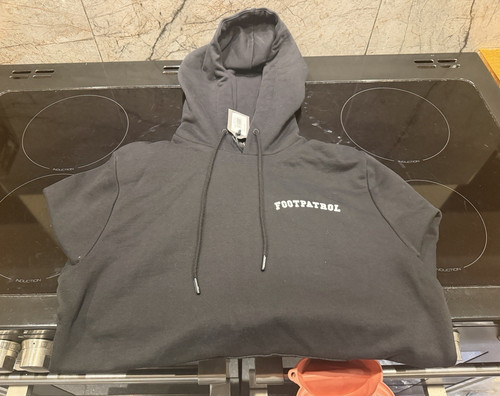Footpatrol black logo - black, graphic