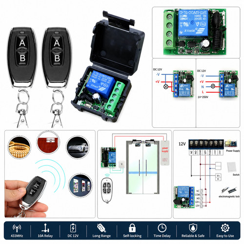 433mhz relay receiver module - 433mhz,