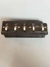 WWII RAF Aircraft Switch Panel