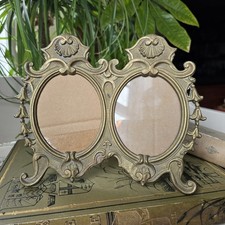 Vintage Photo Frame Cast Brass