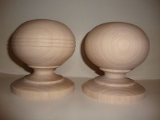  WOOD FINIAL UNFINISHED FOR