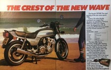 HONDA CB750F ORIGINAL 1980 COLOUR ADVERTISEMENT 42cm x 27cm