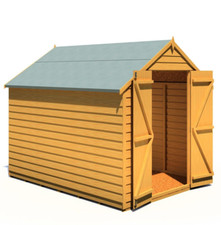 8x6 wooden garden shed - 8x6, apex