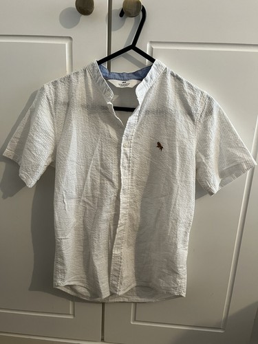 Boys white cheesecloth shirt - white,