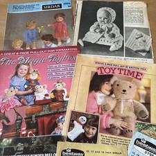 Vintage/Retro Dolls Clothes & Toys Knitting Patterns for Dolls