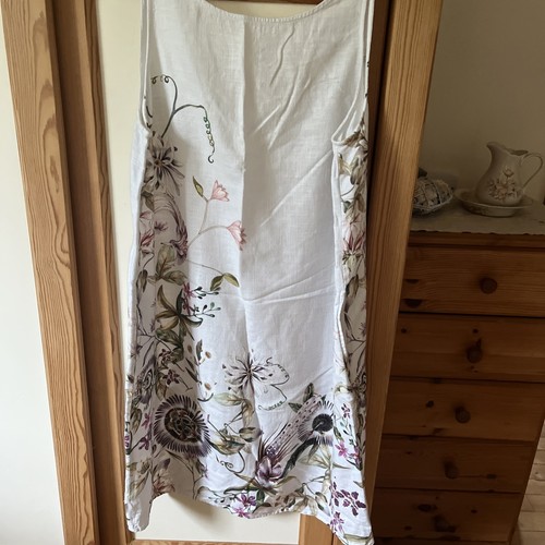 Next linen blend floral - linen, print