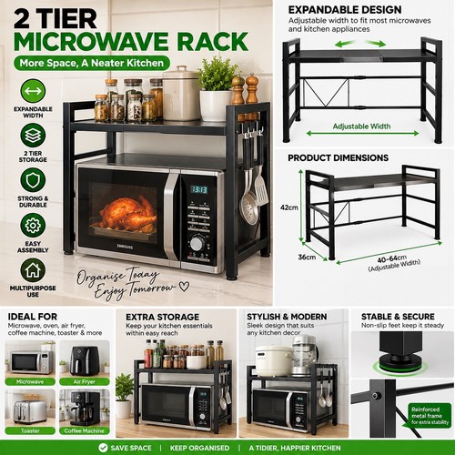 Tier expandable microwave - expandable,