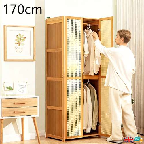 Modern wooden door wardrobe - wooden, 2