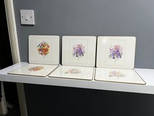 Vintage floral tablemats by - vintage,