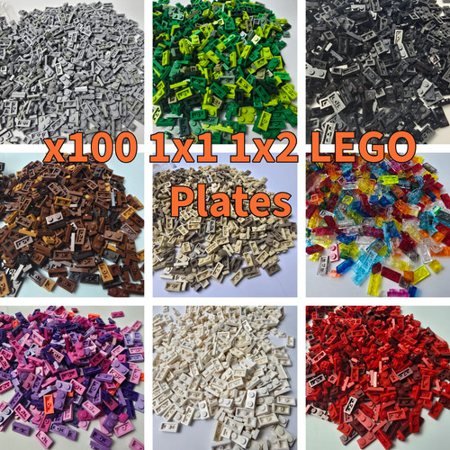Lego x100 1x1 1x2 building - lego,