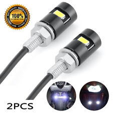 2Pcs LED Number License Plate Tail Light Universal For Motorbike Bike Motorcycle