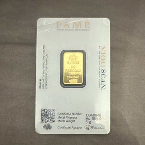 Pamp suisse gold bar - 5g,