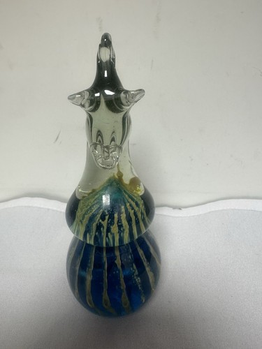 Signed mdina glass paperweight - signed,