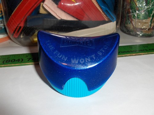 Vintage blue - blue, pringles