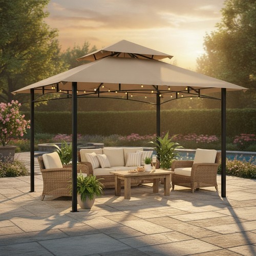 Stylish beige canopy - stylish,