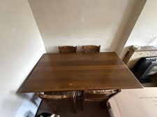 Dining table and 4 chairs in